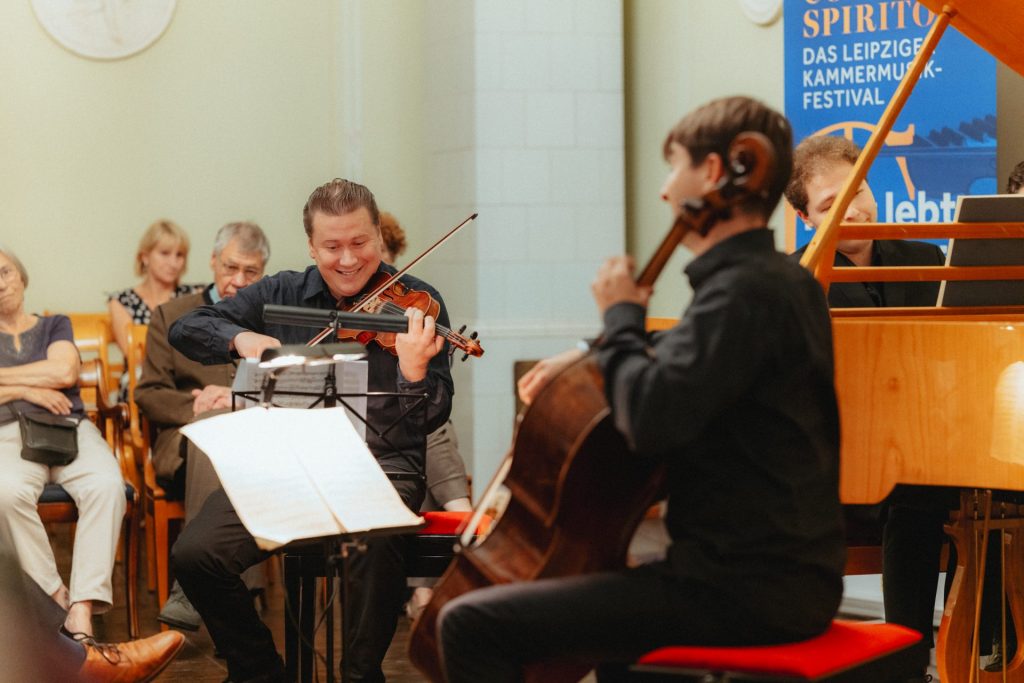 Kammermusikfestival Con spirito, Violinist Andrej Bielow und Cellist Norbert Anger